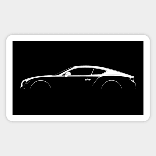 Bentley Continental GT (2018) Silhouette Magnet